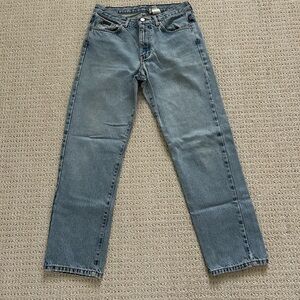 Vintage Calvin Klein Classic Blue Denim Straight Leg Jeans Size 8 No Stretch